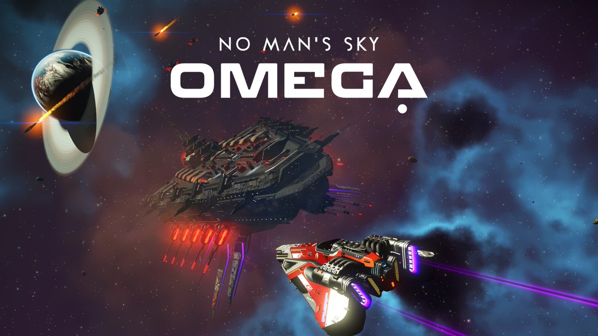 No Man’s Sky Omega Ω 🫅Play for Free 🤠Omega Expedition 🚀Starborn Ship 🎯Expeditions Overhaul 🤖Atlas Helmet 👽Proc Gen Missions 💀Command Dreadnaught 🧠Atlas Path Improved 🧙Access Black Holes 🎁Twitch Campaign 👨🚀Atlas Flightpack 🎨New Decorations Our Journey Continues...
