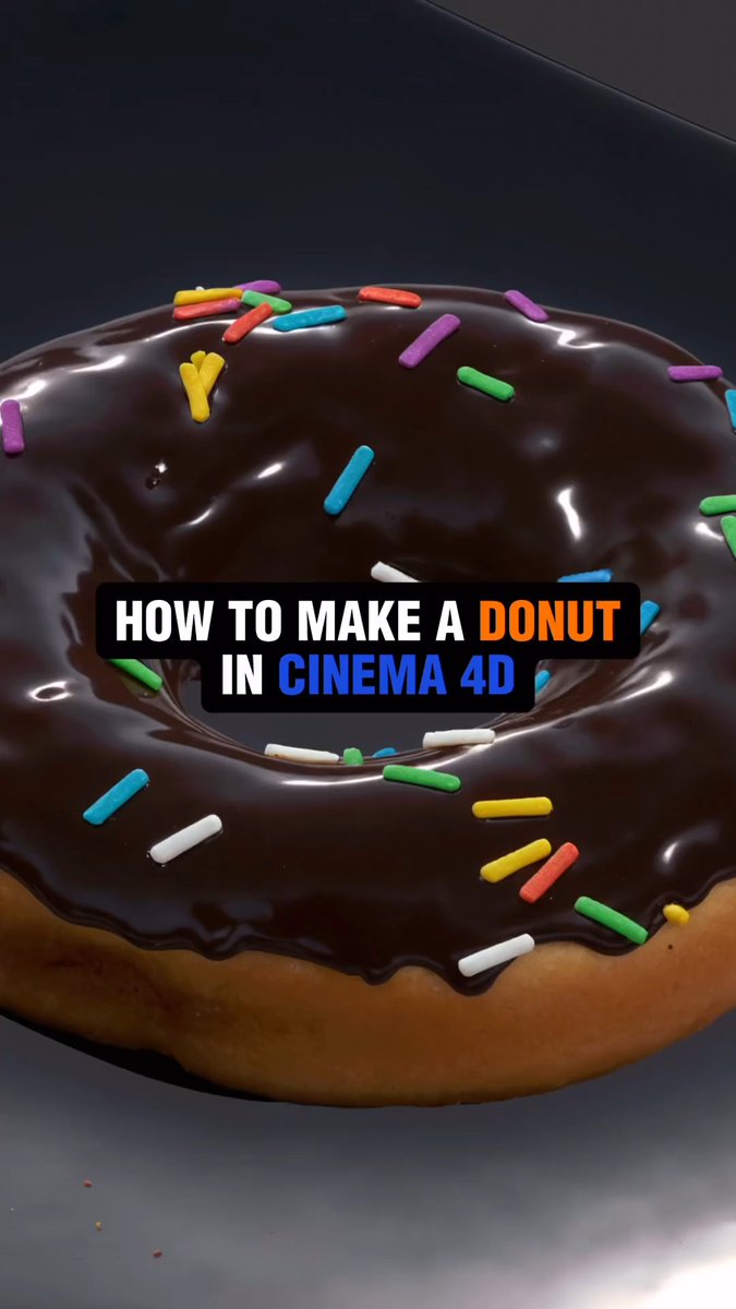 🍩 Love donuts? theblacklab shows us how to create a delectable donut in #Cinema4D.