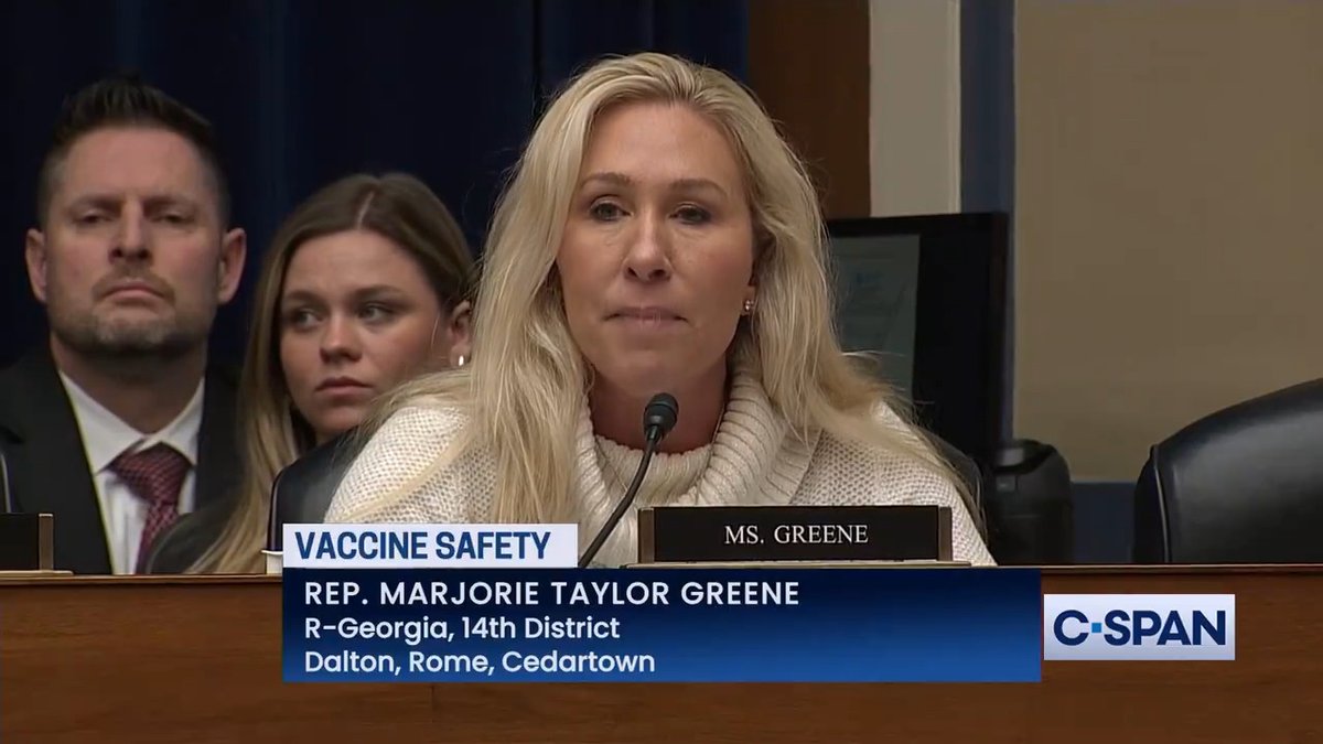 Rep. Marjorie Taylor Greene (Marjorie Taylor Greene) at COVID vaccine hearing: "I'm not a doctor but I have a PhD in recognizing bullshit when I hear it."
