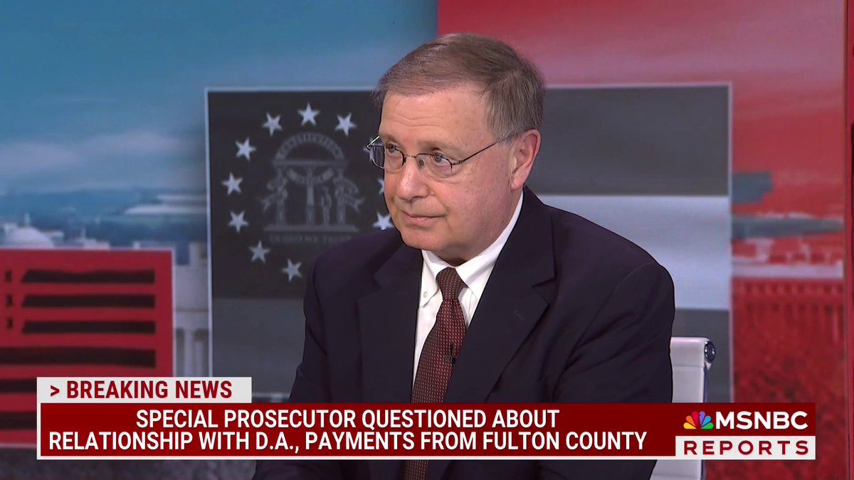 “This is getting ugly and it’s getting messy.” Former federal prosecutor Chuck Rosenberg speaks at recess in the Fulton County D.A. misconduct hearing. Rosenberg adds, “It might be appropriate for Ms. Willis to consider removing herself from this case now.”