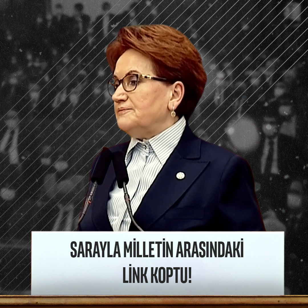 Asıl neredeki link koptu biliyor musunuz? Sarayla milletin arasındaki link koptu!
