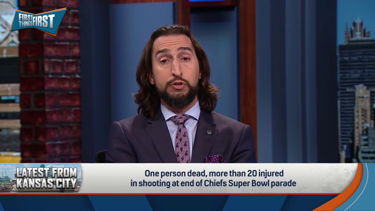.nick wright reacts to the shooting at the Chiefs parade: