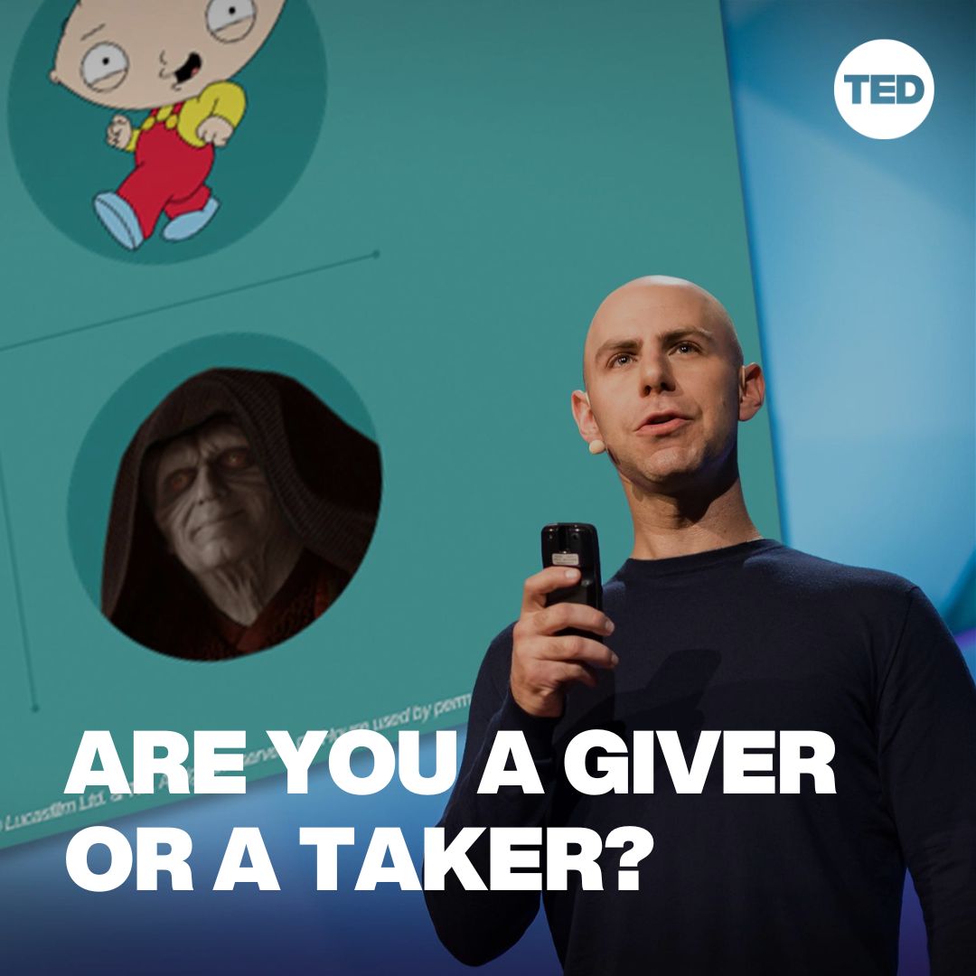 Are you a giver, a taker or a matcher? Here's the difference — and why it matters. Watch Adam Grant's full talk here: