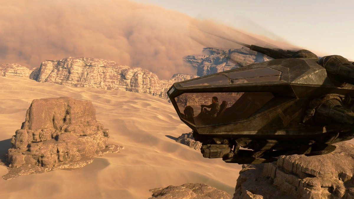 With the Microsoft Flight Simulator x Dune: Part Two crossover update, you can soar around the desert planet of Arrakis aboard the iconic Royal Atreides Ornithopter! Here's gameplay of the nail-biting sandstorm mission "Coriolis Storm Escape" and other challenges: