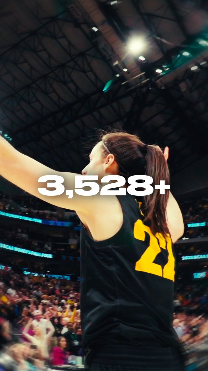 Caitlin Clark. All-time DI Women’s Basketball Scorer. A household name. #NCAAWBB x Iowa Women's Basketball