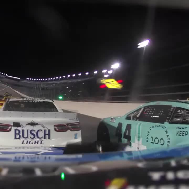 A last-lap move Jimmie Johnson will never forget! #BluegreenDuel