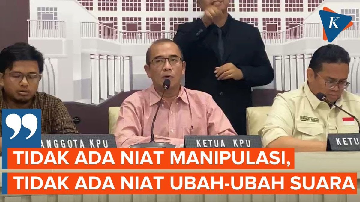 Ketua KPU Minta Maaf soal Sirekap, Tegaskan Tak Ada Niat Manipulasi ~N #KPU #Sirekap #JernihMemilih #Pemilu2024KCM