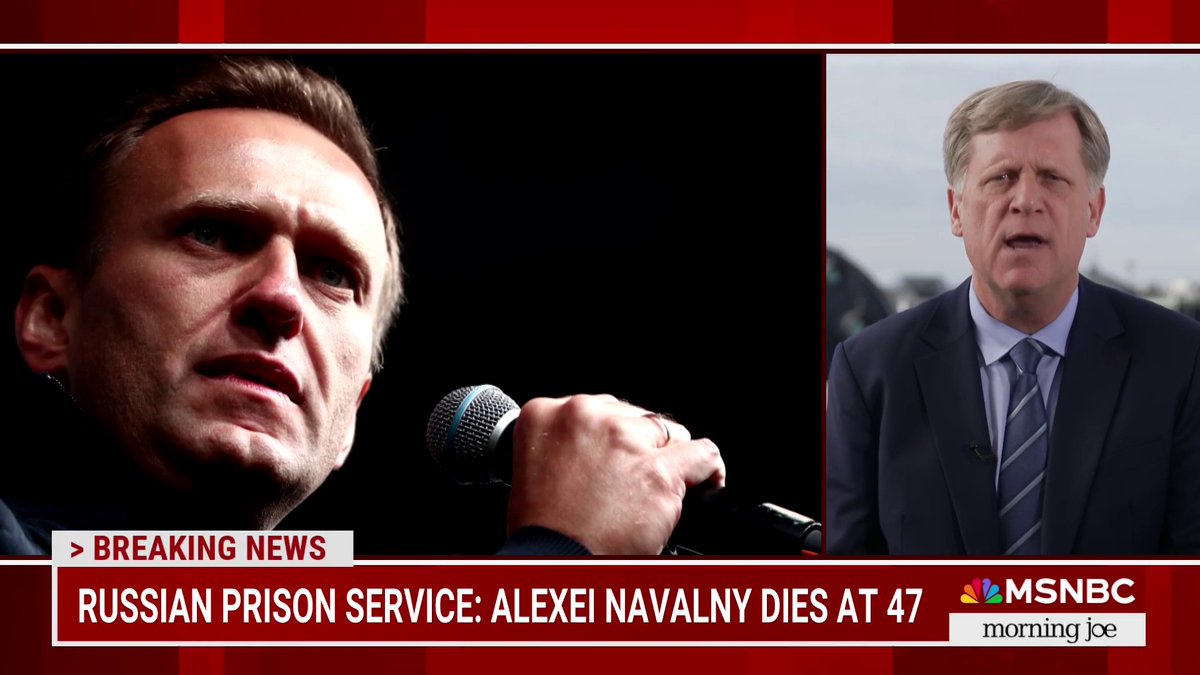 "Putin killed Navalny. Let's be crystal clear about that... Putin killed Navalny because he was the one opposition leader in Russia that Putin feared the most." — Michael McFaul on the death of his friend, Alexei Navalny
