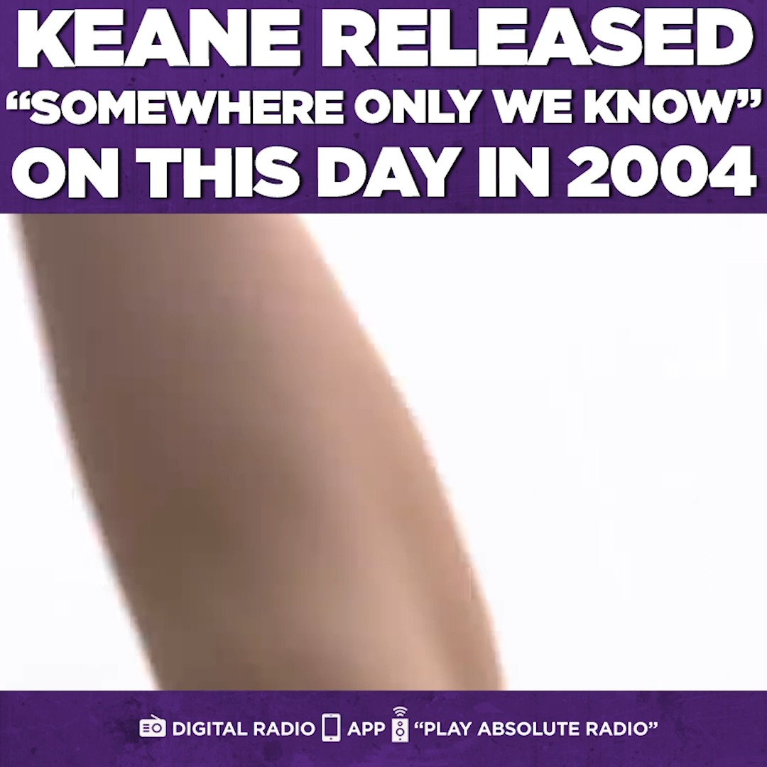 Keane released "Somewhere Only We Know" 20 years ago today 🙌 💜