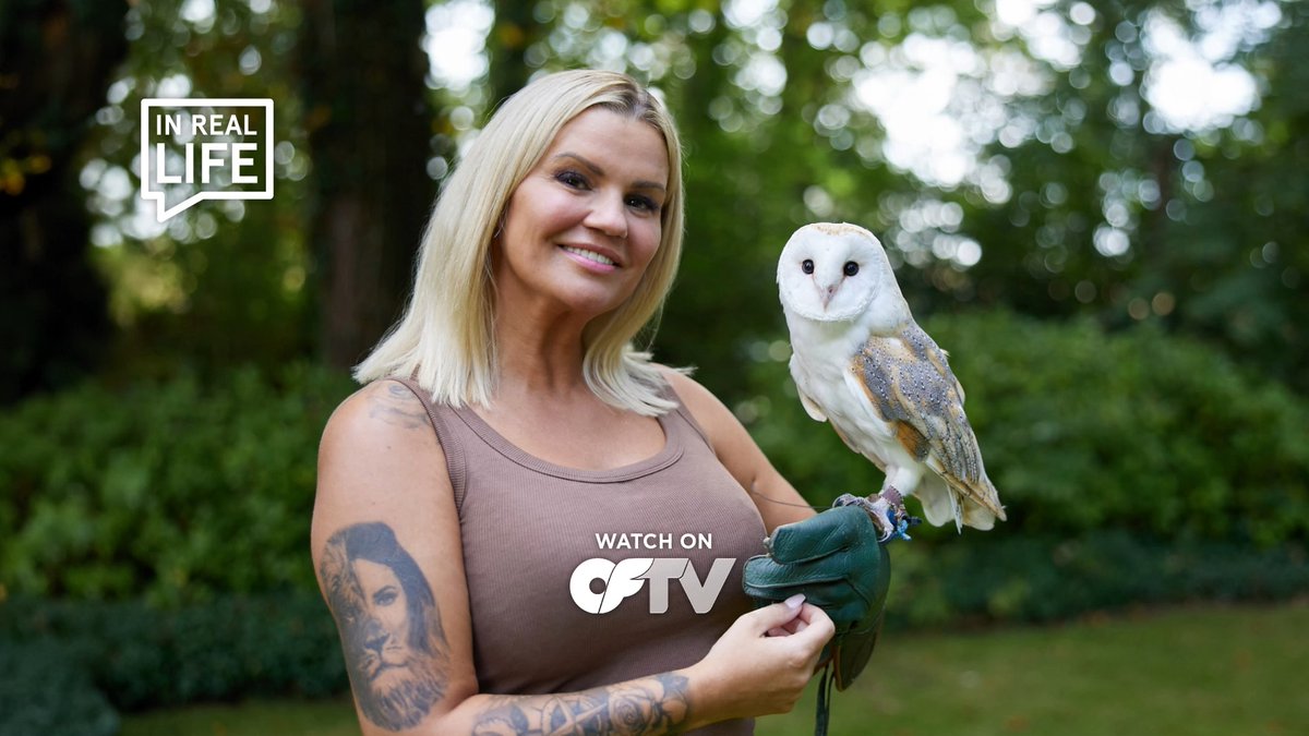 Watch out, @Kerrykatona7's coming in hot! 🦅 Don't miss her falconry adventure on a new #IRL... 📺 Tune in now: