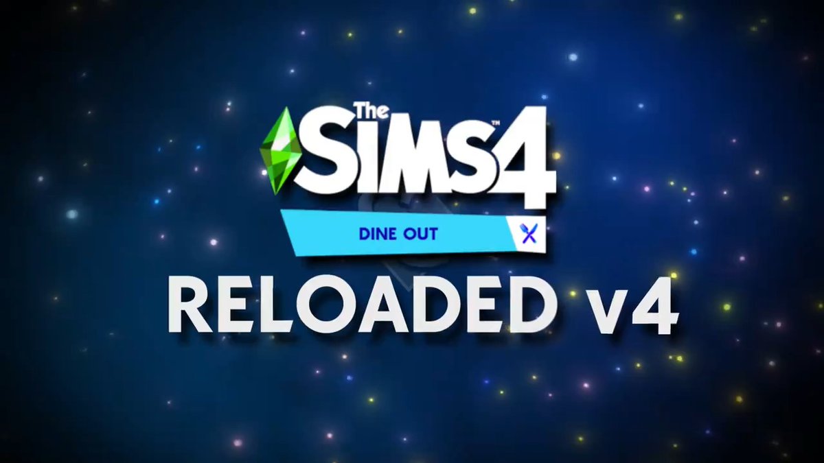 #Sims4 Dine Out Reloaded Before and After :)
