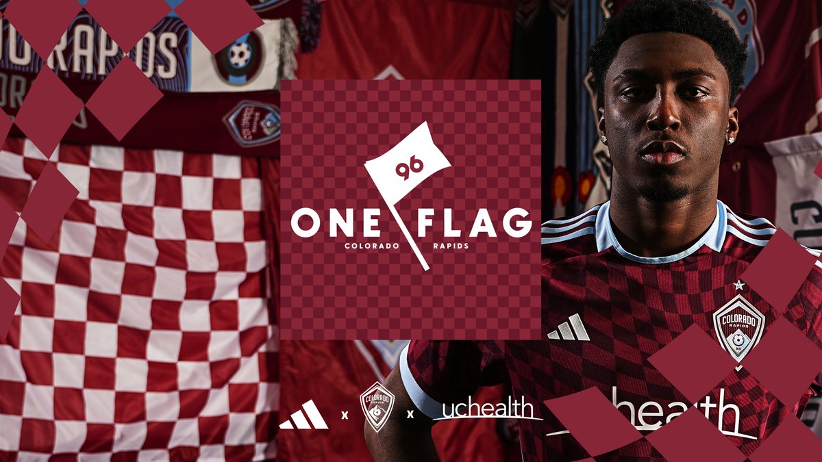 In the Rocky Mountains, no one makes it alone. We’re raising our flag in support of access to soccer for young people. Introducing the One Flag Kit. #Rapids96 | uchealth