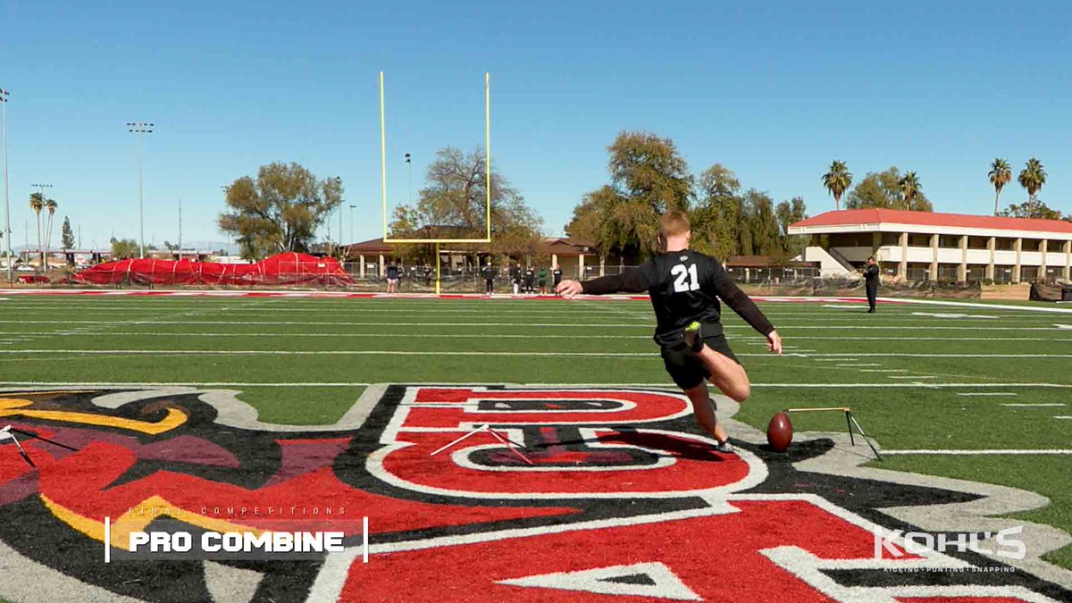 With field goals from 55 and 60 yards out, Camden Lewis (Camden Lewis) of the University of Oregon has won the field goal finals of the 2024 #KohlsProCombine against NFL draft-eligible seniors and free agent prospects. Oregon Football // #NFL