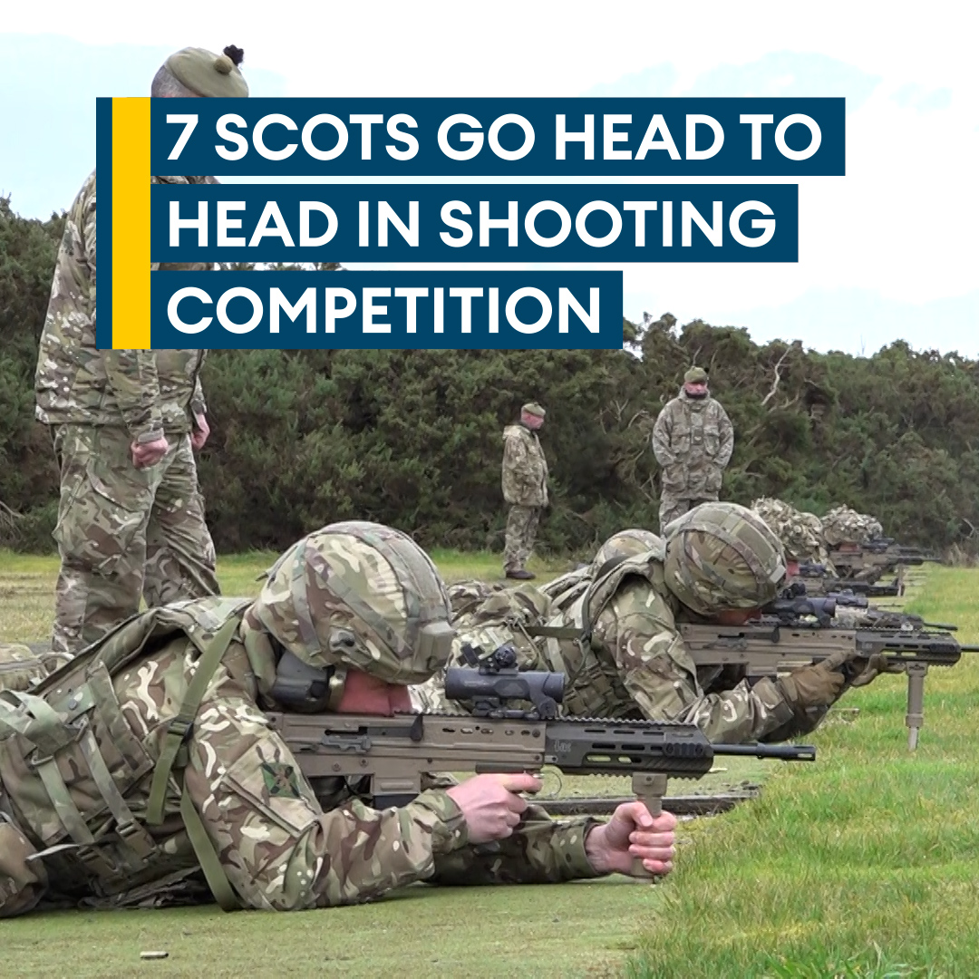 Check out how reservists from 7 The SCOTS stay on target 🎯 Personnel travelled across the country to sharpen their shooting skills on the ranges at Fort George Find out more ➡️
