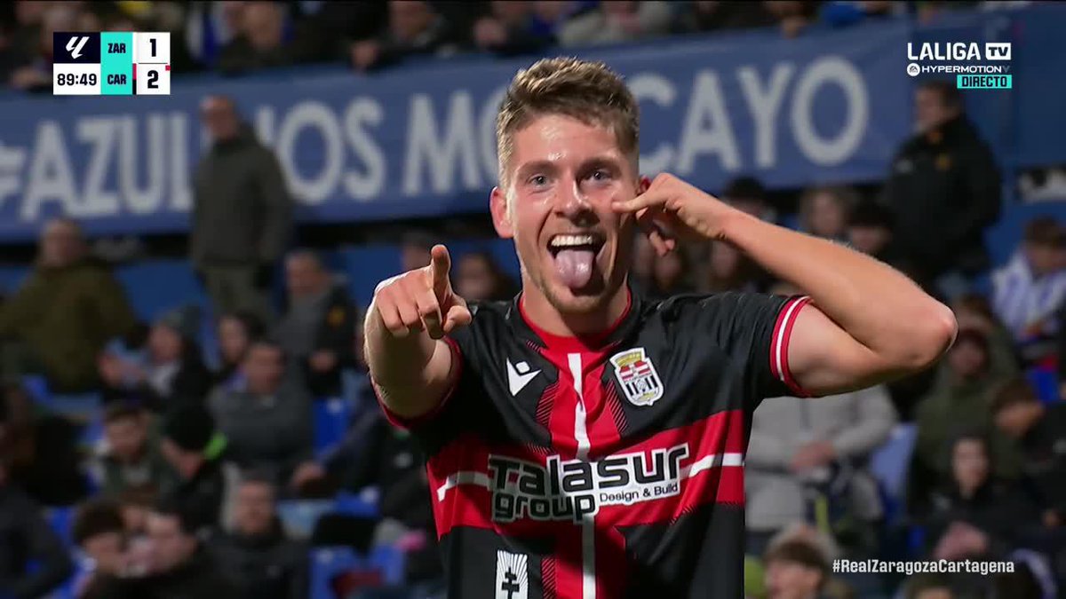 ¡ES UN GOLAZO PARA AGARRAR AL EFESÉ A SEGUNDA ! 🙌 Fontán y el FC Cartagena asaltando La Romareda con diez jugadores... ¡Y EN EL 89'! #LALIGAHYPERMOTION