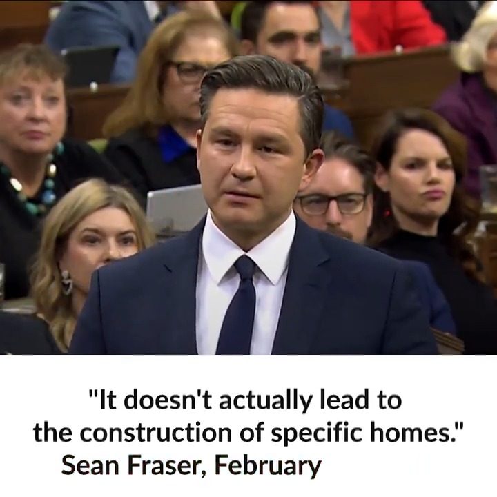 $4 billion. 35 photo-ops. 1 minister. 0 homes. 8 years. Not worth the cost. Fire Trudeau. Build the homes:
