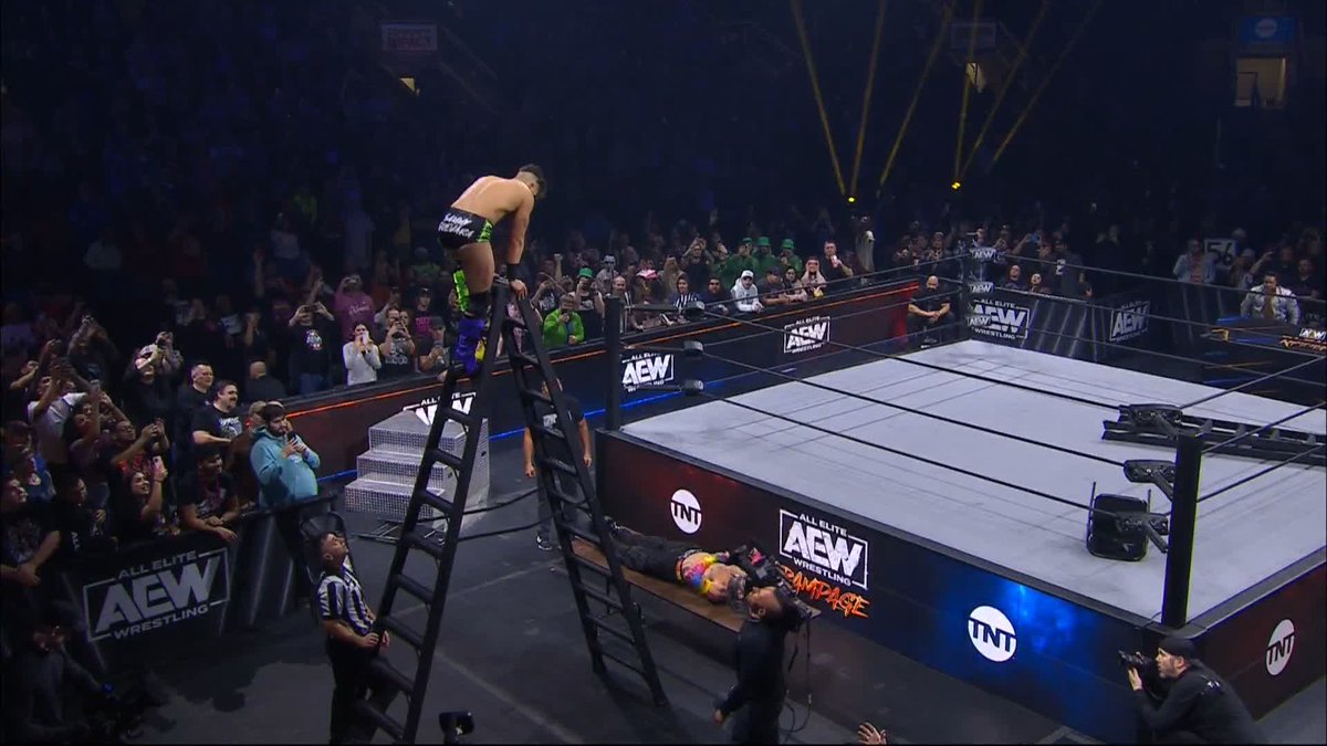 As a kid I would pretend to be Jeff Hardy doing Swanton Bombs and now I’m doing them to Jeff Hardy #DreamBig