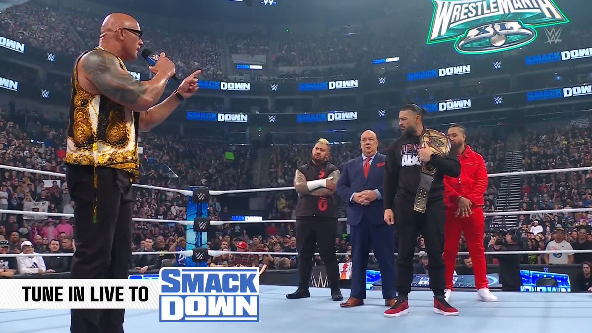 "cOdY's gOtTa FiNisH tHe StOry" 😩 Dwayne Johnson blames the WWE Universe for ruining what would have been "the biggest #WrestleMania main event" in history. #SmackDown