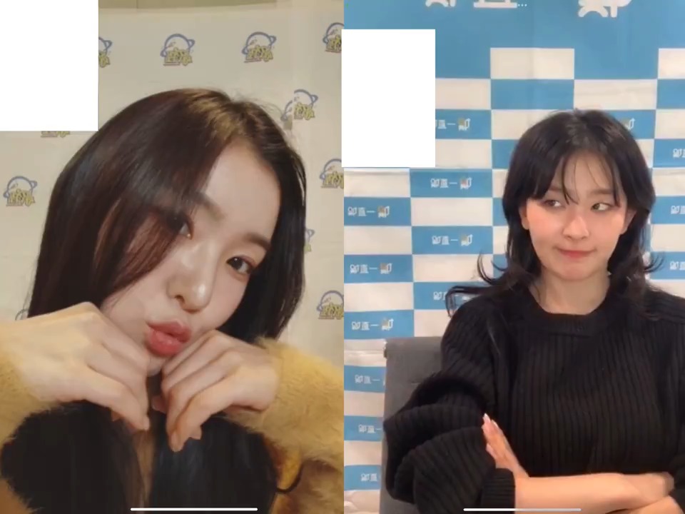 when aseul remake their photocards 😭😭💞💖💛