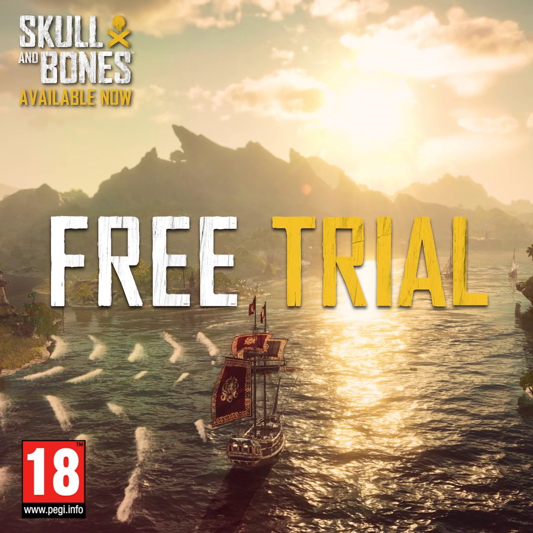 Skull and Bones is out! 🏴‍☠️ Play up to 8 hours for free and carry over your progression upon purchase of the game: