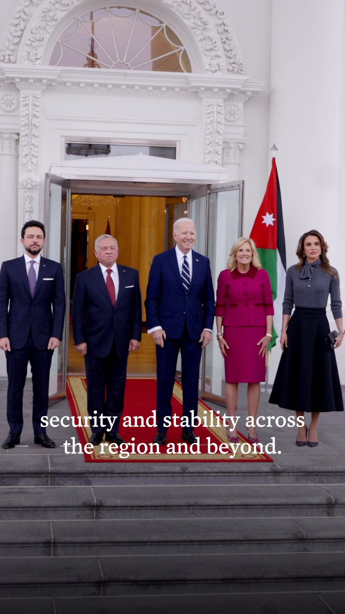 It’s times like these when the bonds between nations are more important than ever. And during King Abdullah II’s visit, we reaffirmed that the United States’ and Jordan’s relationship is stronger than ever.
