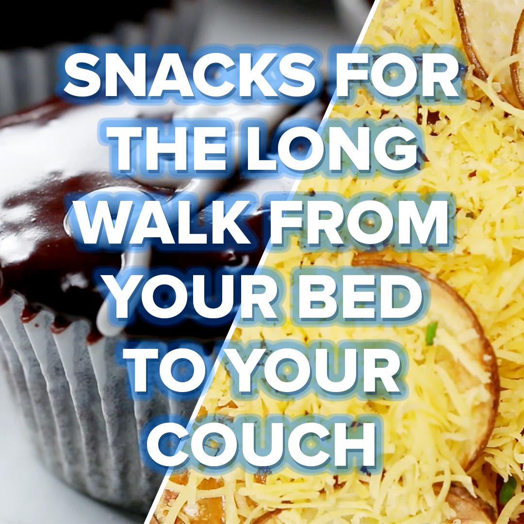 Snack Recipes For The Long Walk From Your Bed To Your Couch