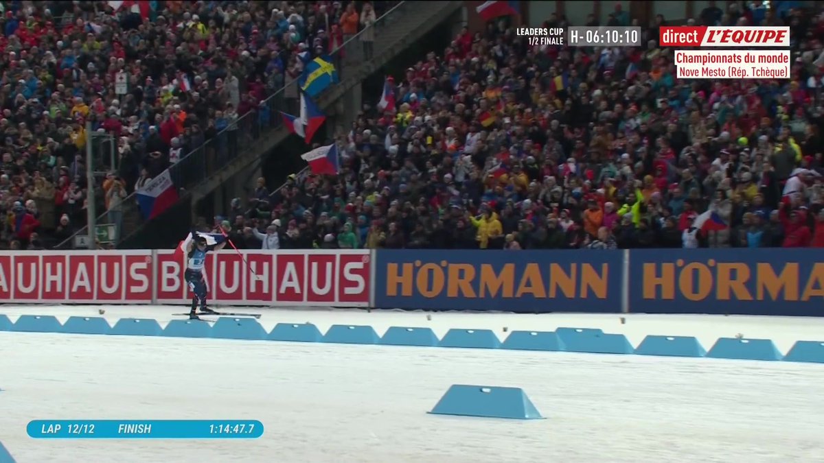 🥇🇫🇷 ALERTE INFO - Les Bleues sont championnes du monde de relais pour la première fois de l'histoire. (L’Équipe) #lequipeBIATHLON