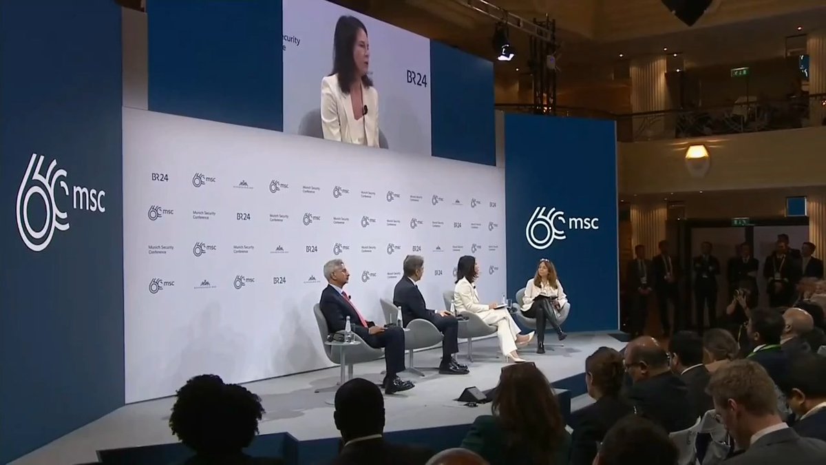 Panel discussion at the Munich Security Conference. #MSC2024