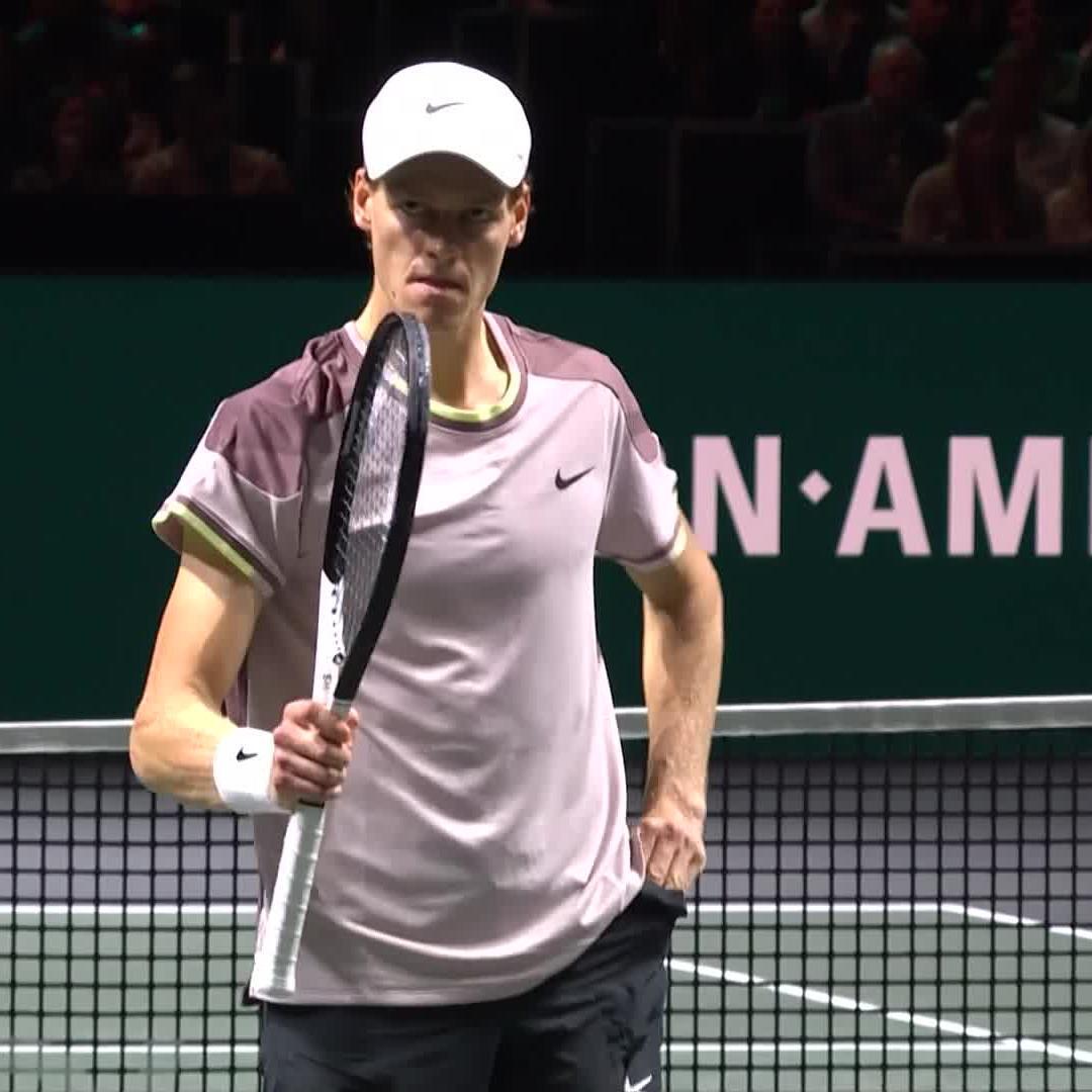 Back-to-back Rotterdam Finals! 🏆 Jannik Sinner defeats Griekspoor 6-2 6-4 and moves on to face De Minaur in his second successive #abnamroopen Final!