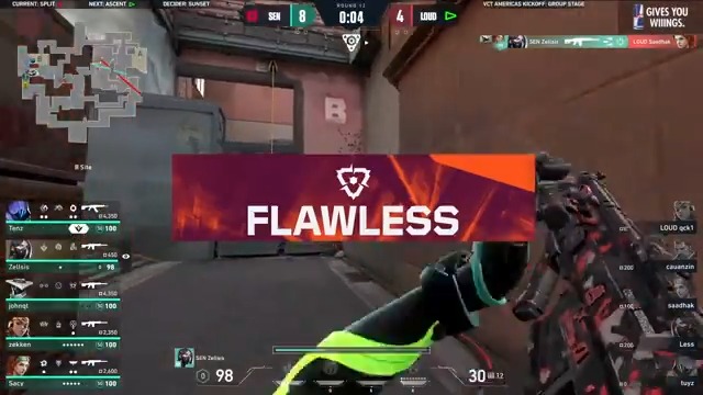 A FLAWLESS round from SEN johnqt 🇲🇦 and BUY C9 BUNDLE to end the first half 8-4 in Sentinels's favor! #VCTAmericas
