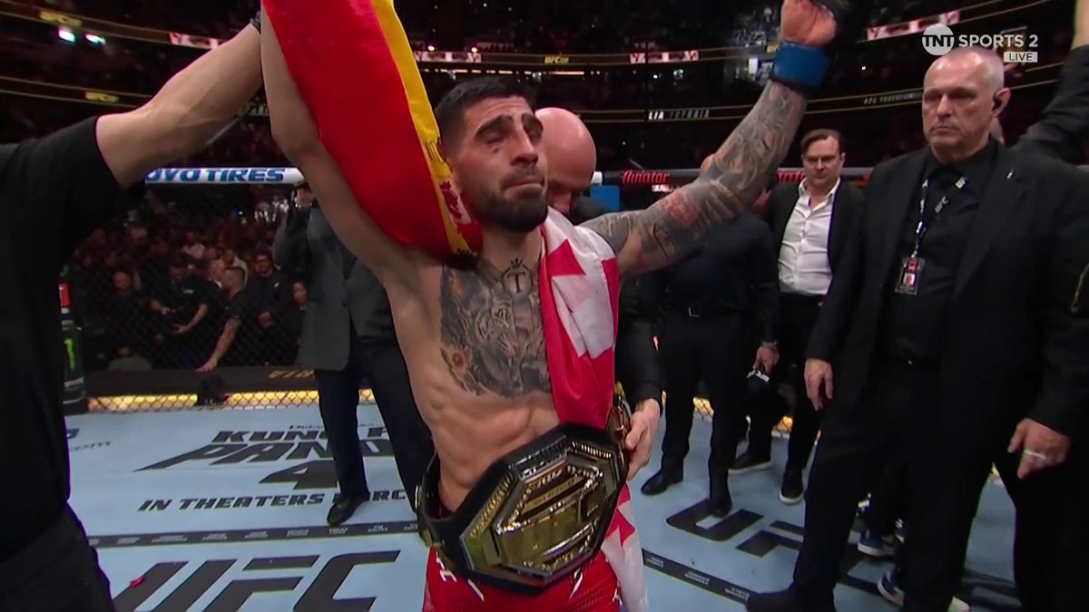 Hemos vivido historia, parece que era ayer cuando un Hispano-Georgiano entraba a la UFC, todo el mundo hablaba maravillas de él, el desde el primer momento sabía que era el mejor, y poco a poco, paso a paso, lo ha demostrado. ILIA TOPURIA 🇪🇦🇬🇪 #UFC298