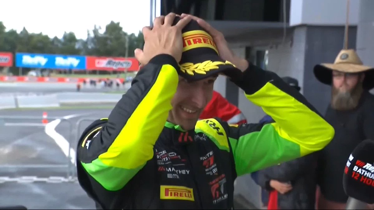 First Daytona. Now Bathurst. What a few weeks it's been for Matt Campbell! #IGTC | #B12Hr 🦘