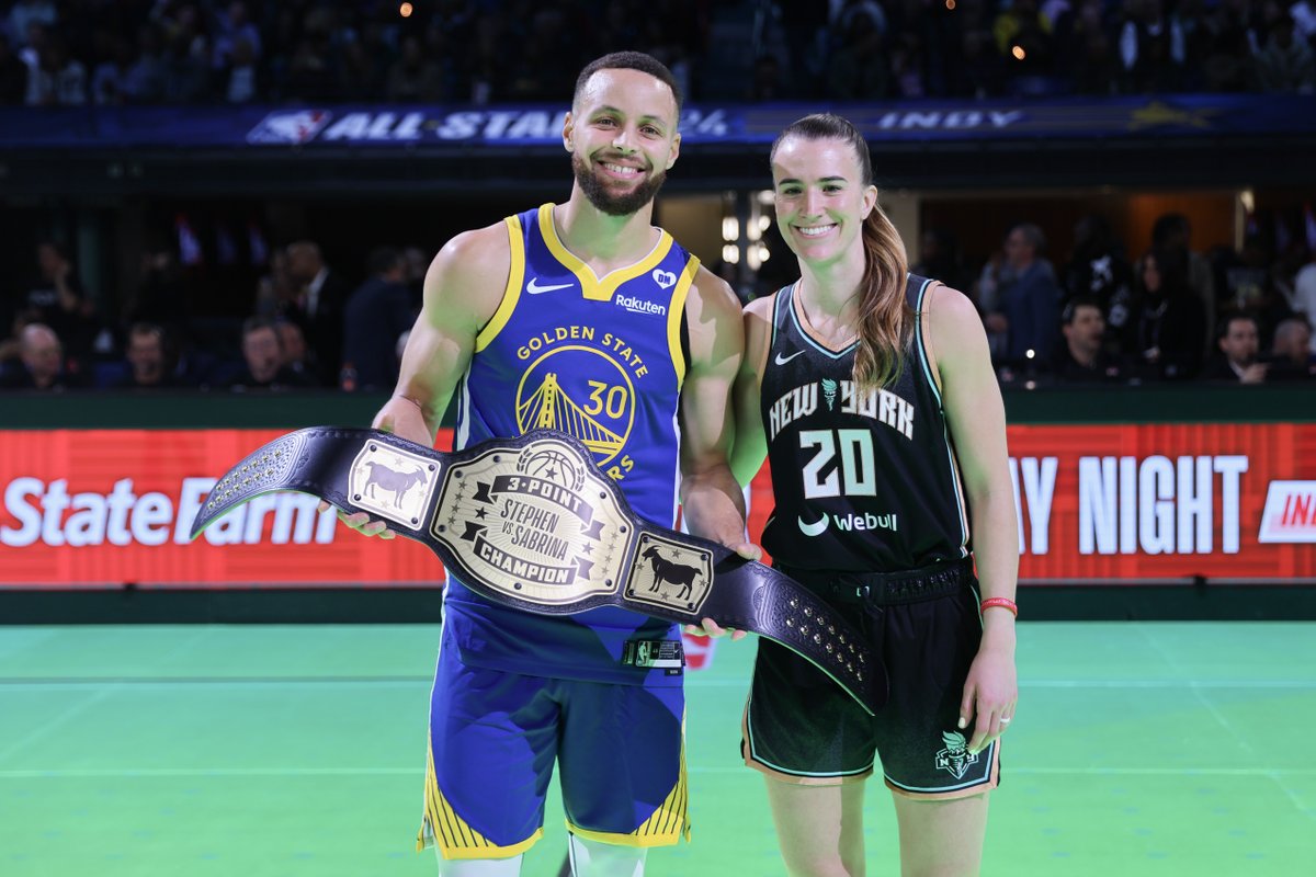 El duelo completo entre Stephen Curry y Sabrina Ionescu