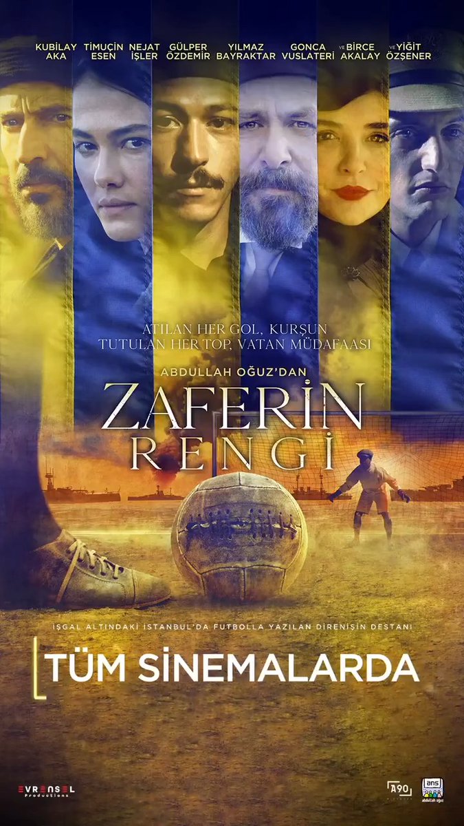 Güzel bir Cumartesi’den sonra bugün tüm sinemaları Zaferin Rengi için doldurmaya hazırız. 💛💙