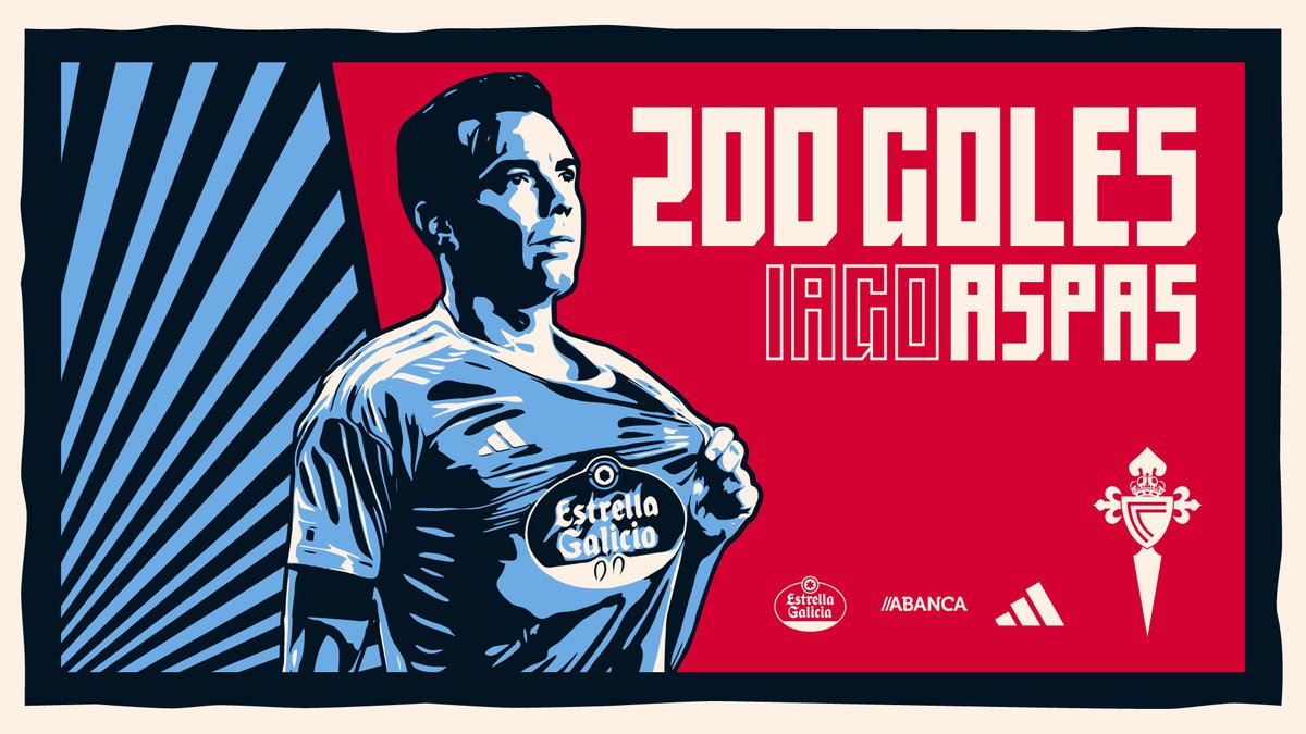 200 goles. Único. Lenda. Para sempre, Iago Aspas Juncal. 🩵 #200deAspas | #LaLigaHighlights
