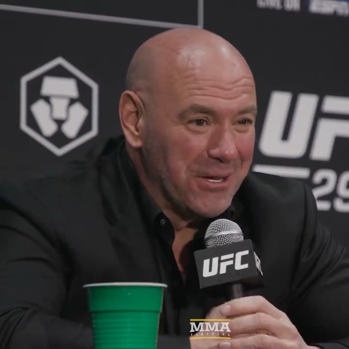 Dana White says the UFC will host an event in Spain and Real Madrid's Santiago Bernabéu Stadium "sounds good" as the venue 🇪🇸 #UFC298