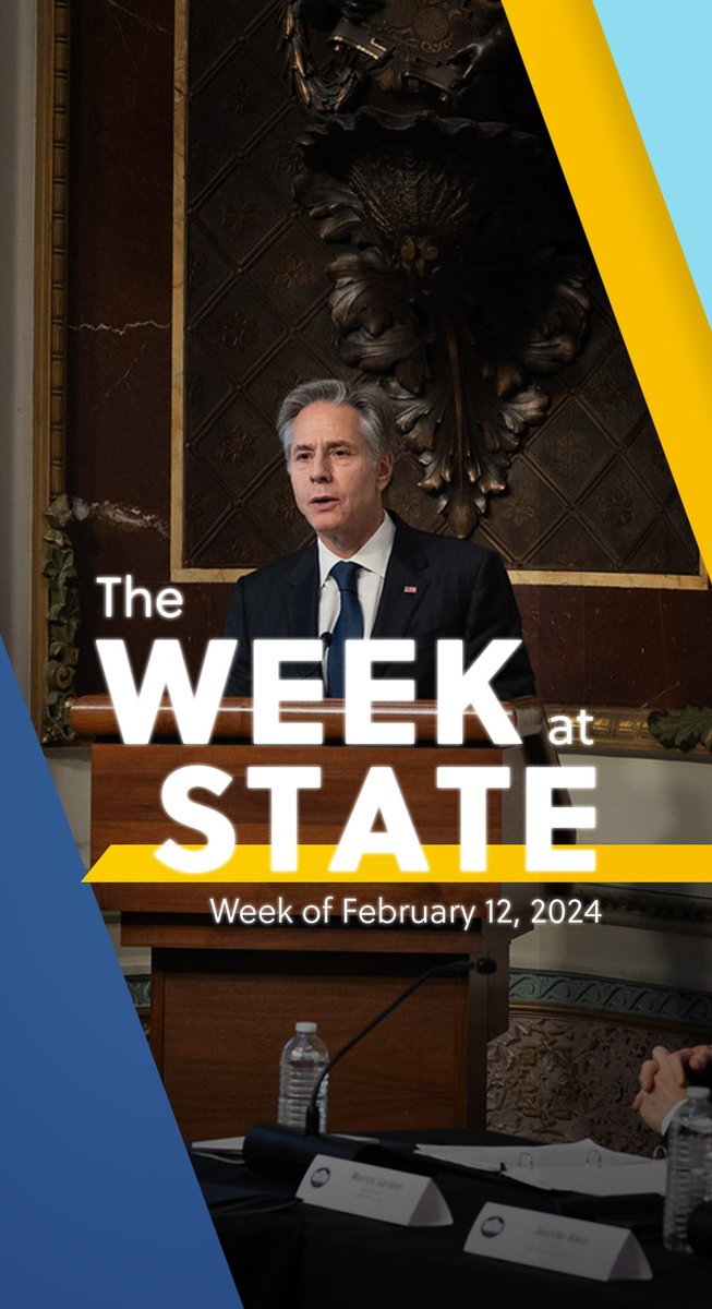 This week Secretary Antony Blinken convened U.S. government leaders on our efforts to #EndHumanTrafficking. He also traveled to Albania — a key partner for stability in the Western Balkans — before joining Vice President JD Vance at the #MunichSecurityConference.