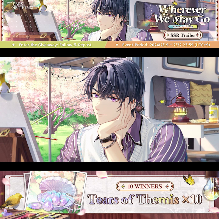 Marius SSR ✦ Wherever We May Go ✦ Trailer 🎁 Follow and repost for a chance to win Tears of Themis ×10! "Whether it's the woman gracing my canvas or the one standing before me... I find her very novel." ✦ Japanese dubbed version: #TearsOfThemis