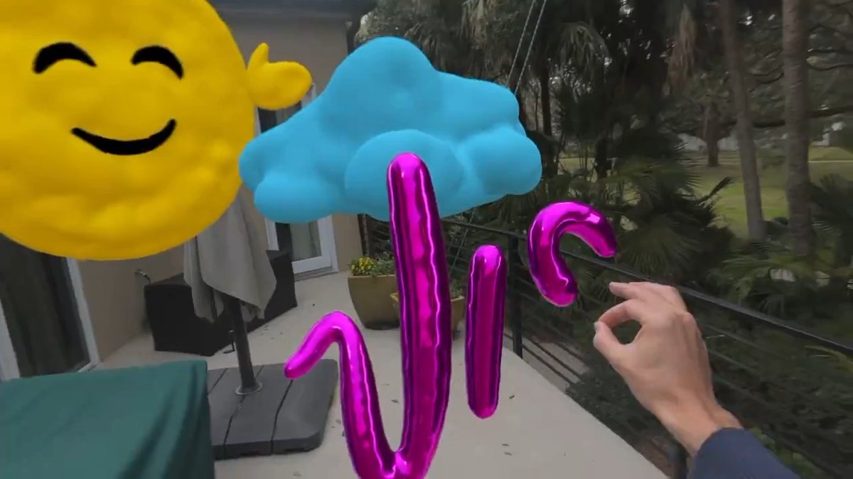 Apple Vision Pro を使ったさまざまなデモ 特にハンドトラッキングを使った、モデリング、スカルプティングアプリは期待したい
