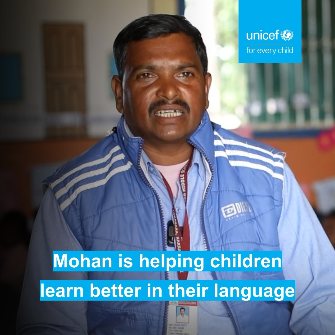 This is how teaching and learning in a mother tongue language helps children. #ForEveryChild, education #MultilingualEducationIndia
