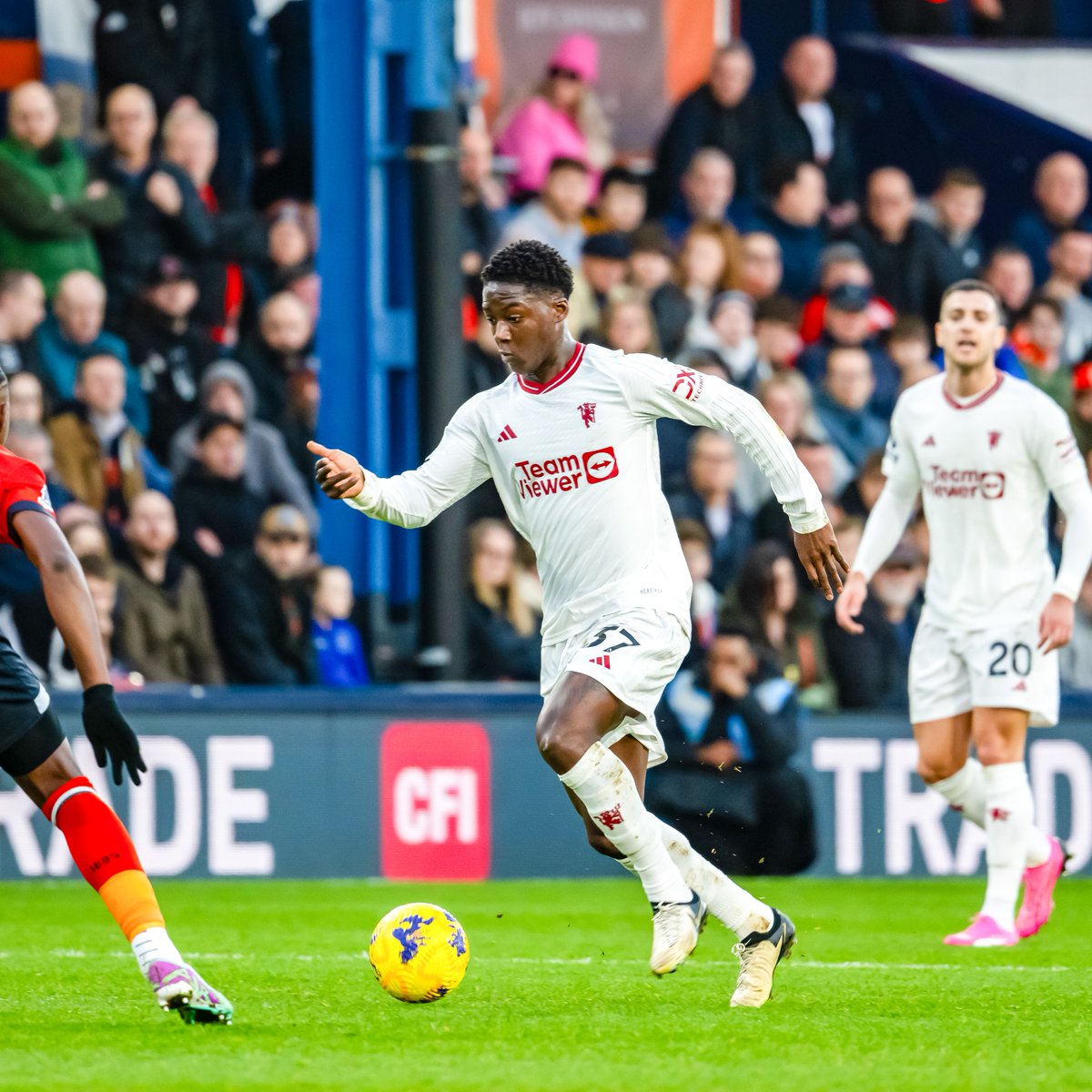 Kobbie's growing with every game ๐ #MUFC || #PL