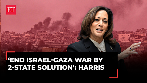 #KamalaHarris 'firmly' calls for two-state solution to end #Israel-#Gaza conflict 🔴 Catch the day's latest news here: 🗞️