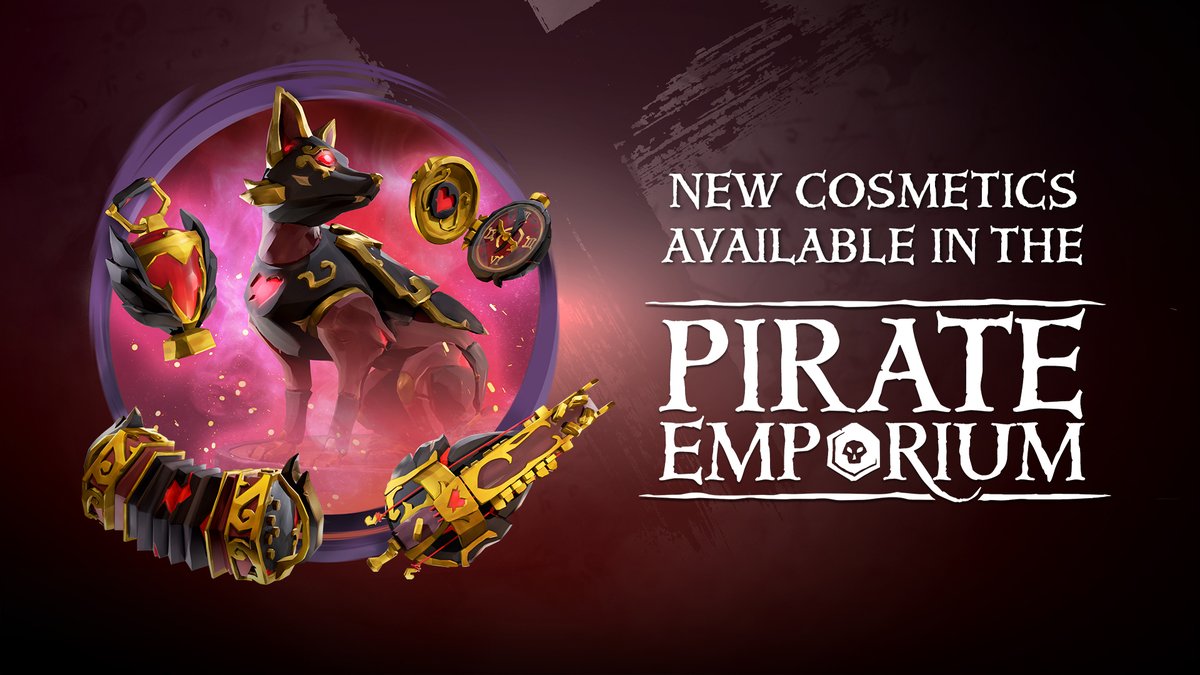 Those with a penchant for the Flame should investigate February's Pirate Emporium update, which includes new Reaper's Heart equipment, instruments and a Reaper's Heart Fox pet! For those less heat-inclined, there are Wailing Barnacle pet outfits and a free Toe Reach Emote too.