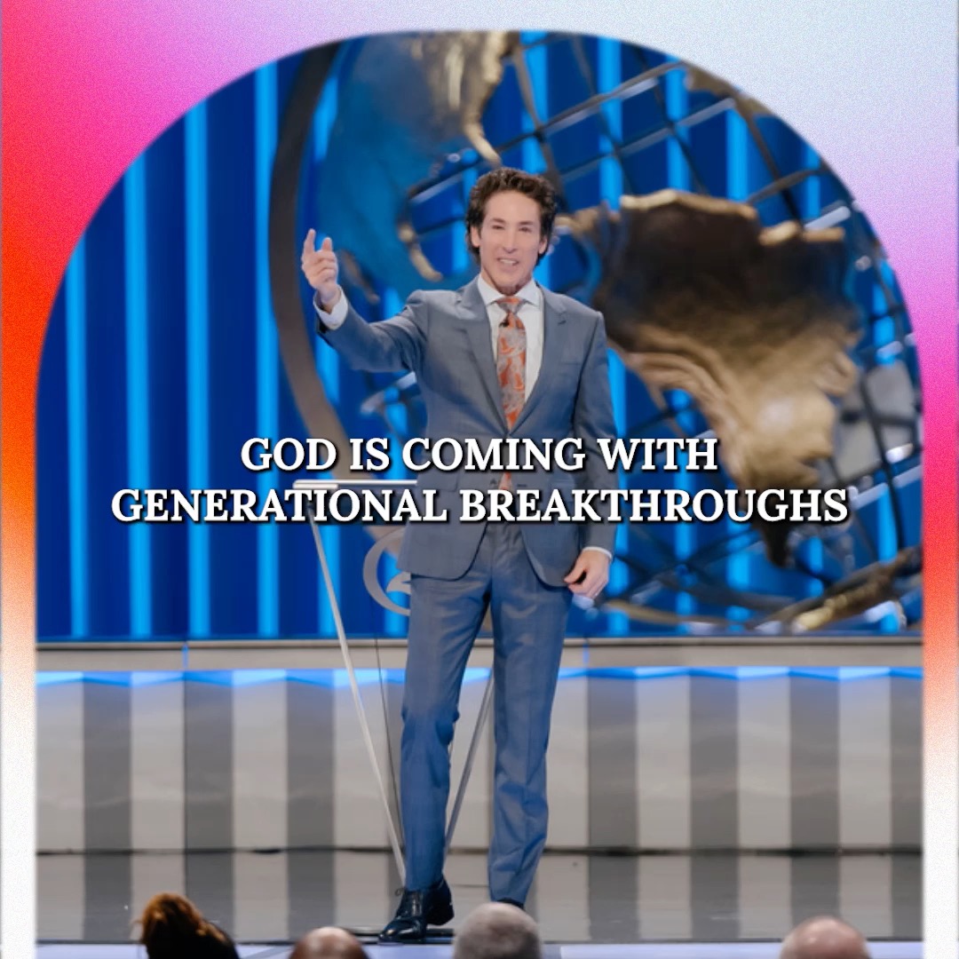 God knows what’s been unfair. He knows the things you’re dealing with that didn’t have anything to do with you. God is doing a new thing. He is going to deliver you from generational strongholds. Tune into Joel’s message, "Generational Breakthroughs"!