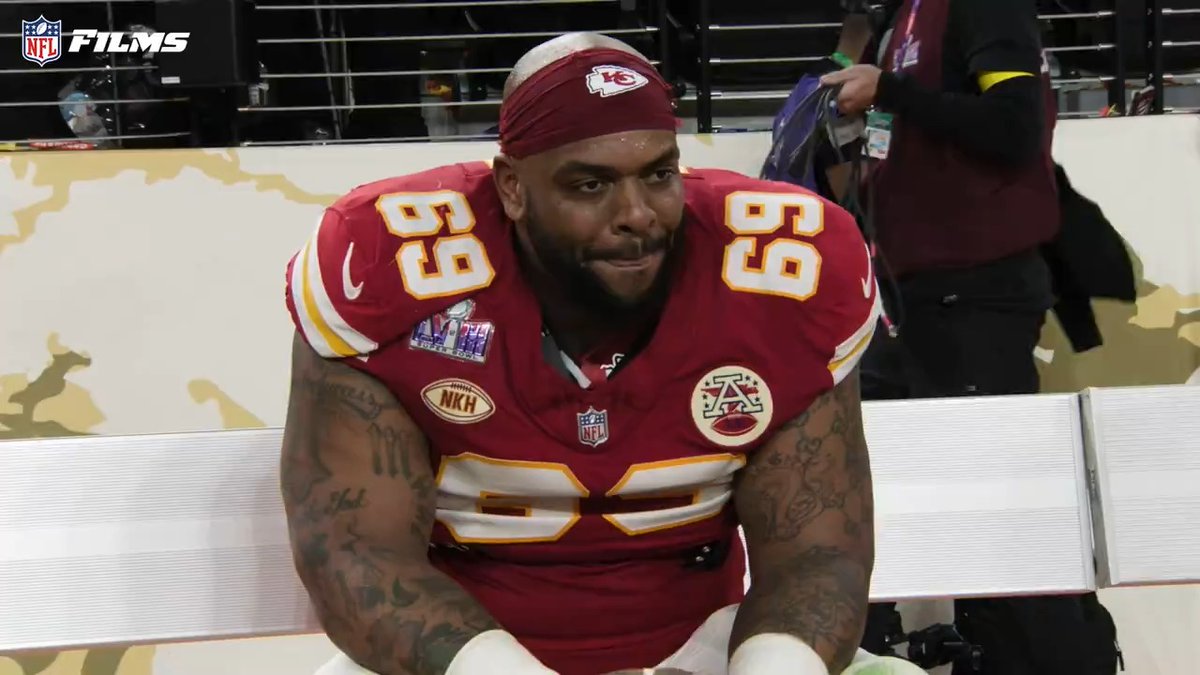 The moment it all set in for Mike Pennel ❤️️🥹 Kansas City Chiefs