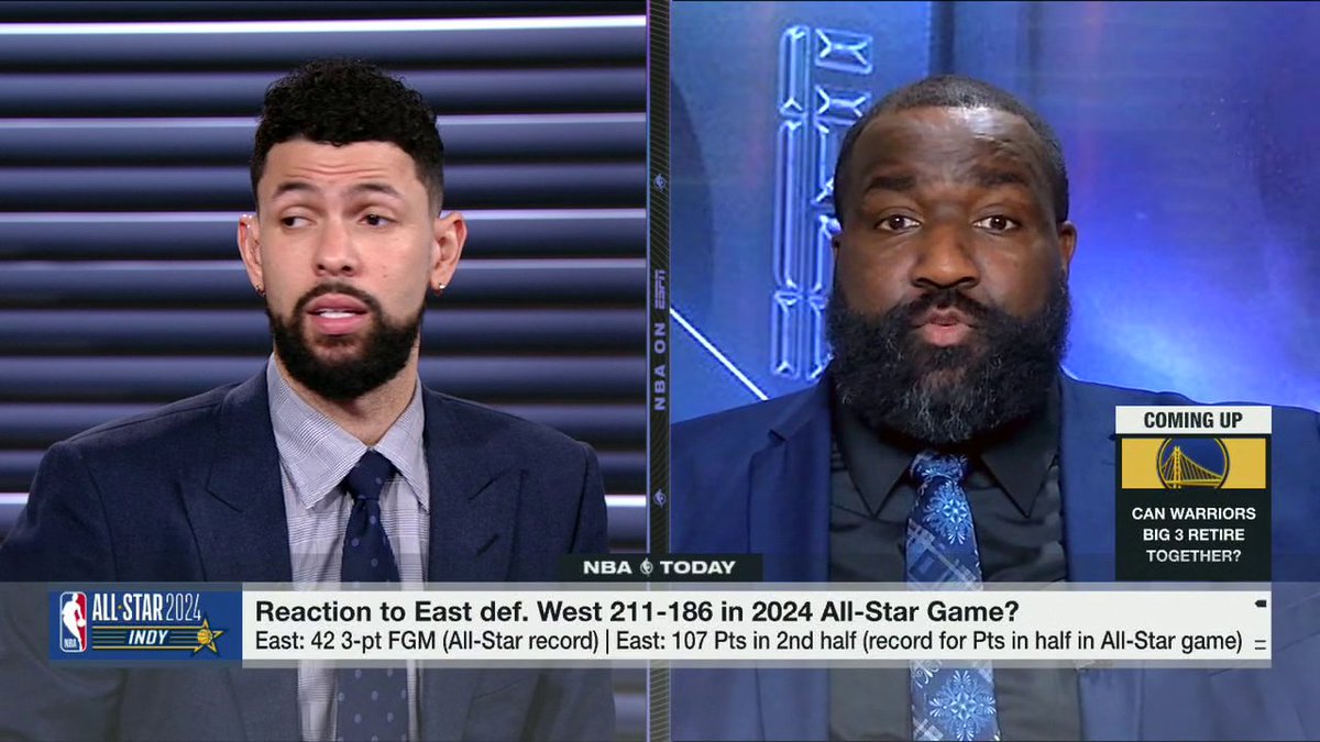 “It was embarrassing and it was disrespectful to the game of basketball… To be an NBA All-Star, it’s an honor! I played 14 years and never made an All-Star Game.” Kendrick Perkins sounds off on the NBA All-Star Game 🗣️ (via NBA on ESPN)