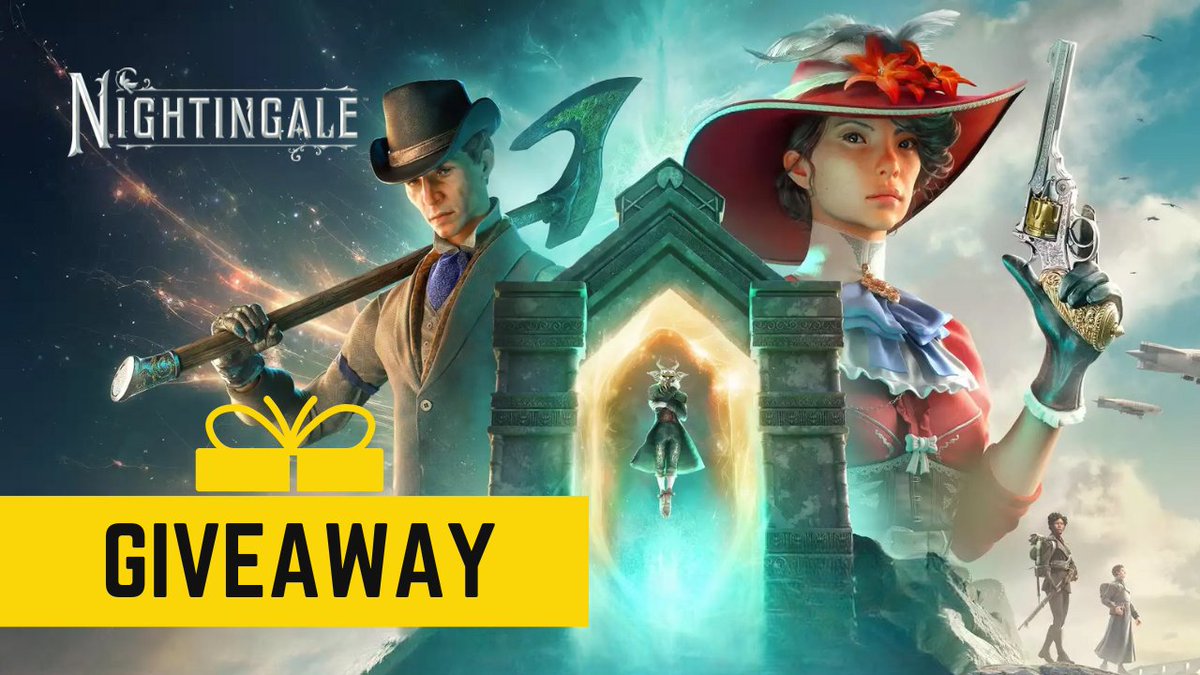 Survive as a Realmwalker ☂️ To celebrate the release of Nightingale, we are giving away a Steam key for the game. ⛏️ Follow us 🪓 Retweet 🔨 Tag friends to increase your chances Let's reach as many survival gamers as we can! The winner will be announced on February 23rd.