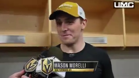 🎥 Morelli: It was a special moment with my family here. It was pretty cool.
