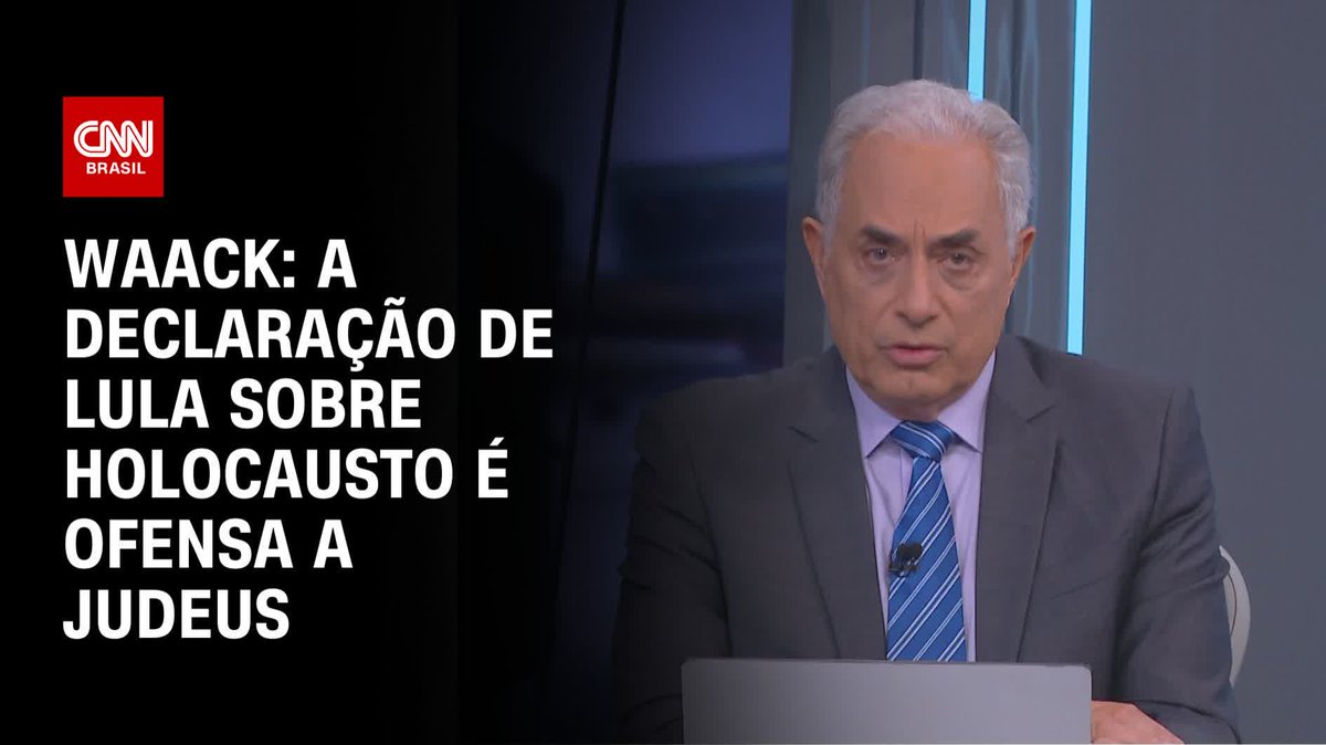 Waack: A declaração de Lula sobre holocausto é ofensa a judeus #WW