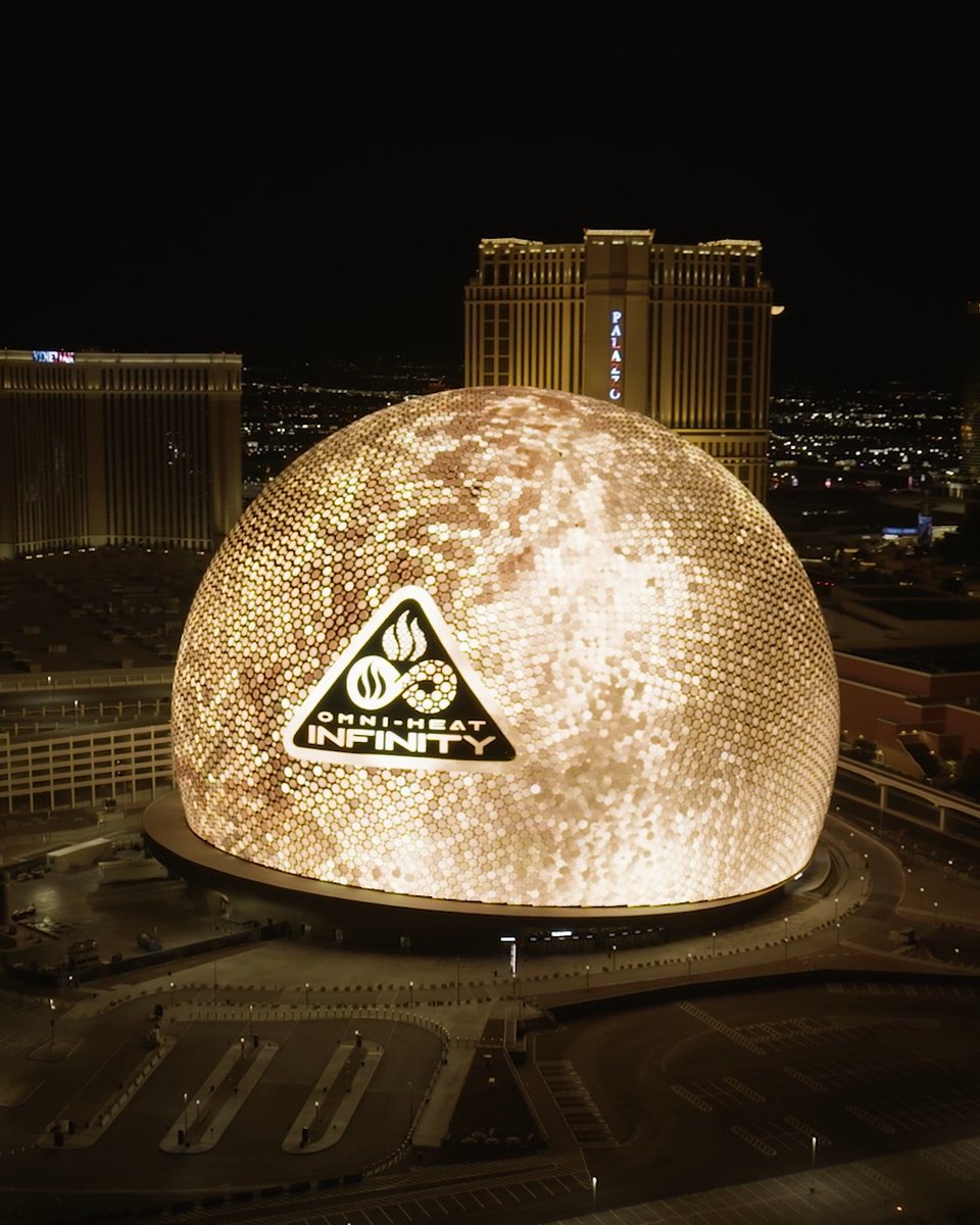 We brought the Moon down to Earth here Sphere to celebrate our lunar mission with Intuitive Machines while the Nova-C lunar lander is currently flying through space with our Omni-Heat™ Infinity tech helping to protect against extreme temperatures. More: